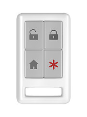 Image showing Home alarm remote control