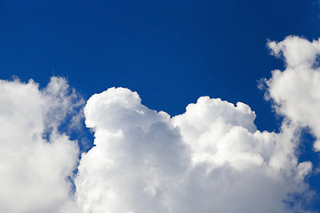 Image showing blue sky with clouds