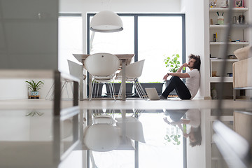 Image showing man enjoying relaxing lifestyle