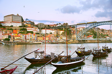 Image showing Porto iconic skyline. Portugal