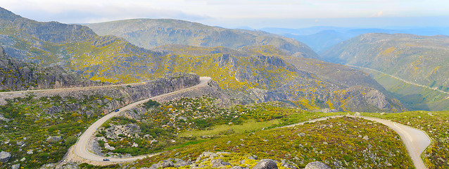 Image showing Portugal mountians road