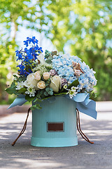 Image showing bouquet of different flowers