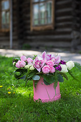 Image showing bouquet of different flowers