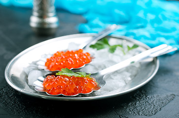 Image showing salmon caviar