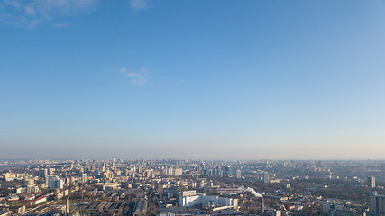 Image showing View from a birdseye on the city of Kiev,Dorogozhychi district