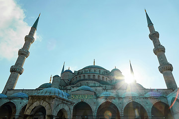 Image showing Blue Mosque Sultan Ahmet Cami in Istanbul Turkey