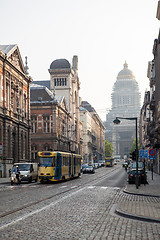 Image showing Traffic in the Brussel streets