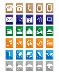 Image showing different iconsdifferent icons