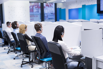 Image showing Call center operators