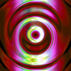 Image showing abstract color circle swirl