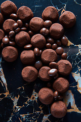 Image showing delicious chocolate truffles