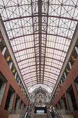 Image showing Staircase and escalators