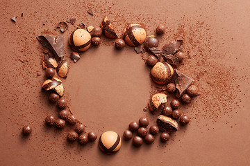 Image showing delicious chocolate candies