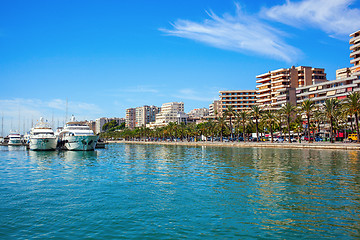 Image showing skyline at the port and buildings