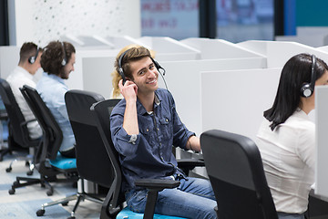 Image showing Call center operators