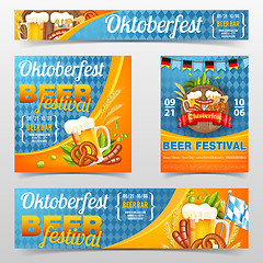 Image showing Oktoberfest Beer Festival Poster Banner