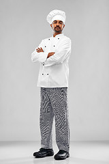 Image showing male indian chef in toque