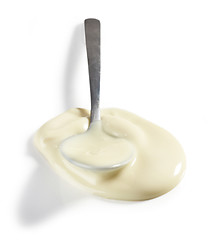 Image showing melted white chocolate