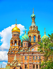 Image showing Famous church of the Savior on Spilled Blood in Saint Petersburg