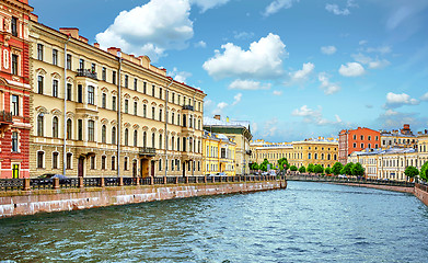 Image showing View of Moyka river