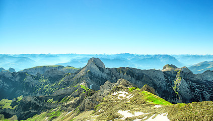 Image showing Saentis Mountain landscape