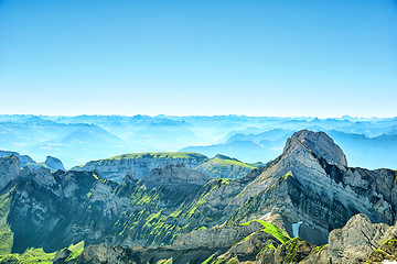 Image showing Saentis Mountain landscape