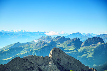 Image showing Saentis Mountain landscape