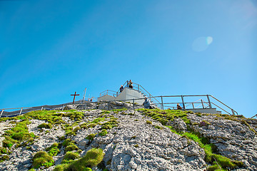 Image showing Saentis Mountain, Swiss Alps