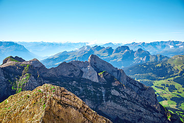 Image showing Saentis Mountain landscape