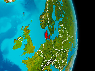 Image showing Denmark on Earth