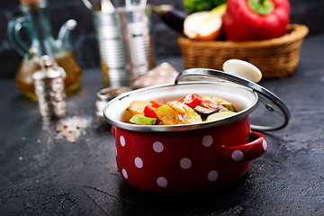 Image showing baked vegetables