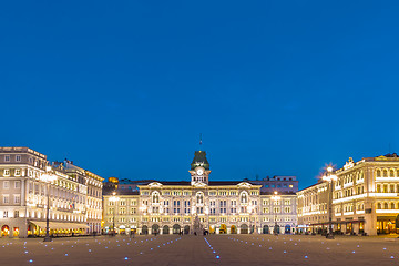 Image showing City Hall, Palazzo del Municipio, Trieste, Italy.