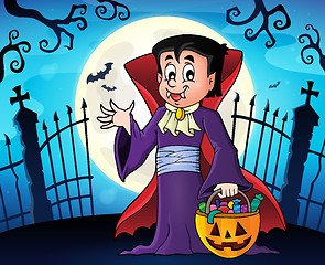 Image showing Halloween vampire topic image 1