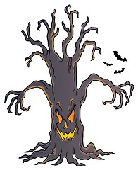 Image showing Spooky tree topic image 4