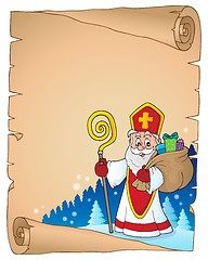 Image showing Saint Nicholas topic parchment 6