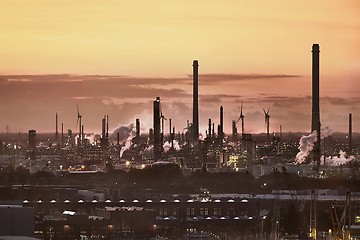 Image showing Dramatic Industrial Landscape