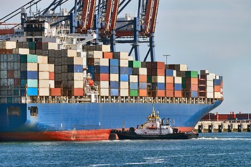 Image showing Huge Container Ship