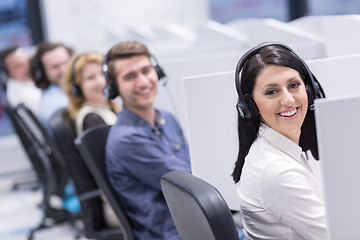 Image showing Call center operators