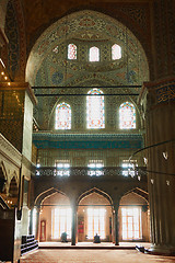 Image showing male Muslim praying in the mosque