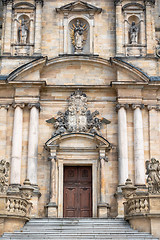 Image showing church building fasade in Bamberg Bavaria Germany