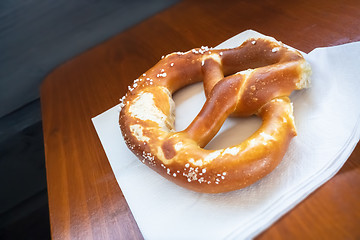 Image showing typical bavarian pretzel