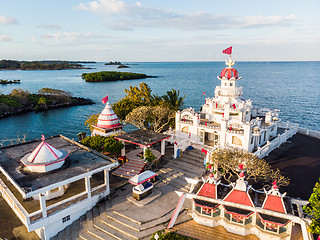 Image showing Sagar Shiv Mandir Hindu Temple on Mauritius Island