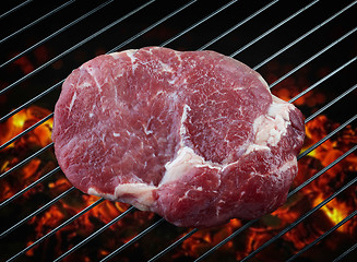 Image showing fresh raw beef steak meat