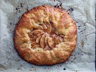 Image showing freshly baked french apple tarte