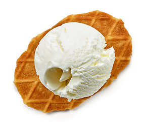 Image showing vanilla ice cream