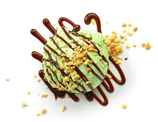 Image showing pistachio ice cream