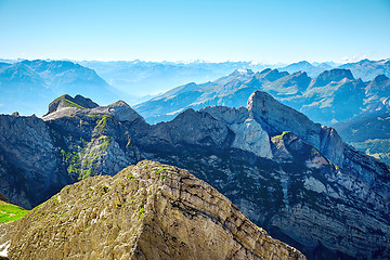 Image showing Saentis Mountain landscape
