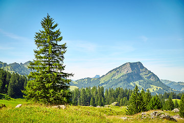 Image showing Swiss Alps landscape