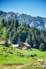 Image showing Swiss Alps landscape