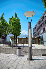 Image showing Street view of Vaduz town, Liechtenstein